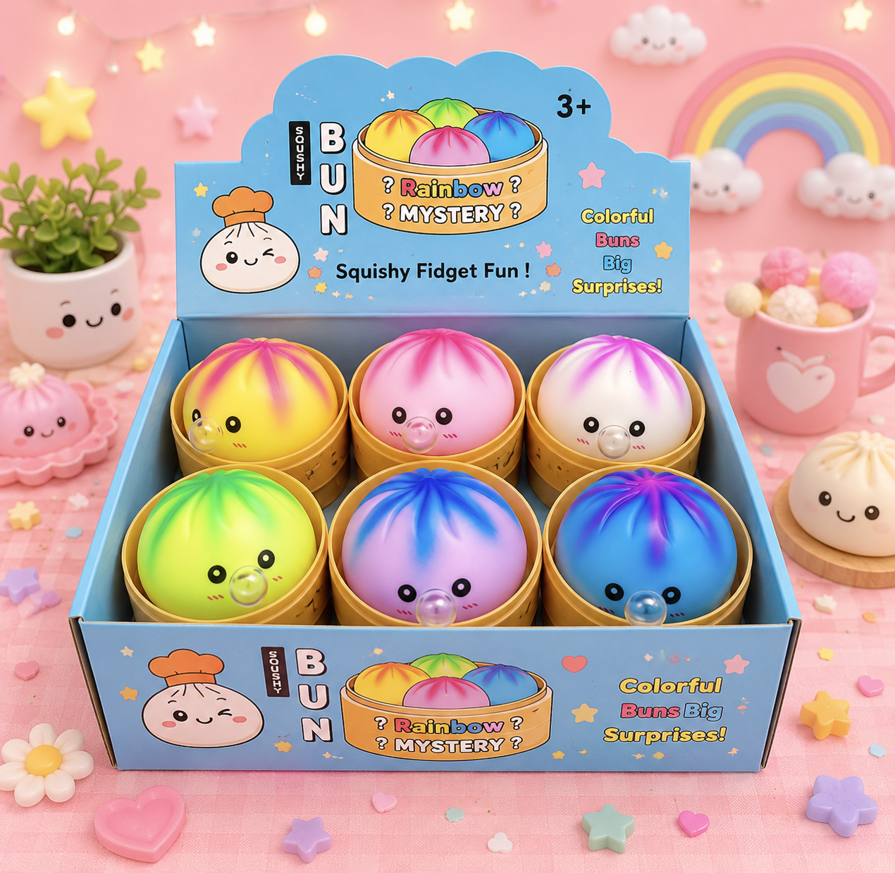 Squishy Dumpling Bubble Blower