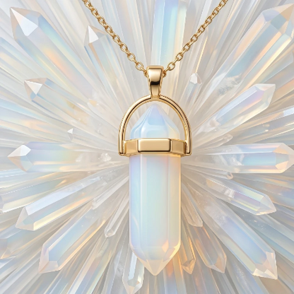 Collier Agate Doré – Élégance & Énergie