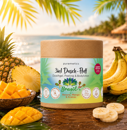 Mousse de douche 3-en-1 « Bali : Ananas, Mangue & Banane»( preco )