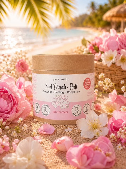 🌸 Mousse de douche 3-en-1 – Mer de Fleurs