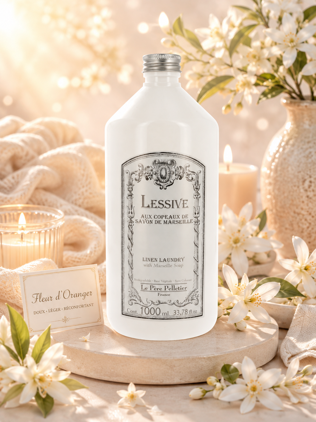 Lessive senteur Fleur d’oranger 1 l