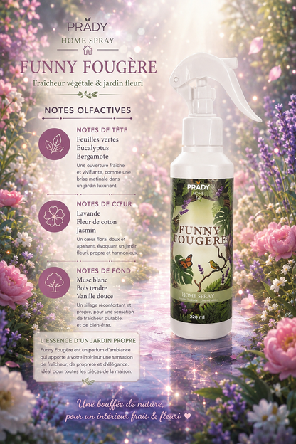🌿 Spray d’ambiance Funny Fougère