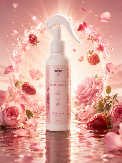 🌸 Sensuality – Spray Maison Fraise & Fleurs 🌸