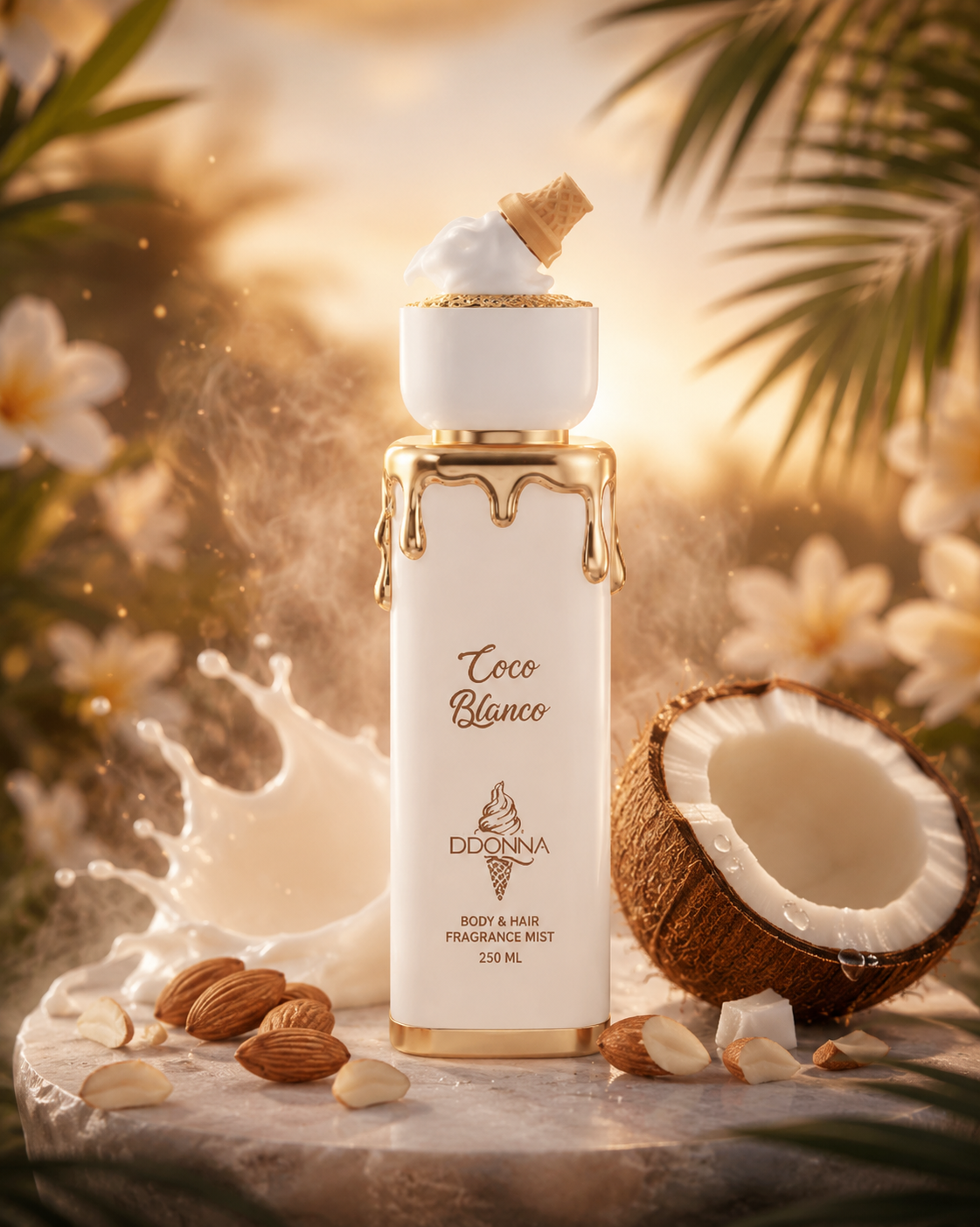 🥥 Coco Blanco – Brume Parfumée Corps & Cheveux 250 ml