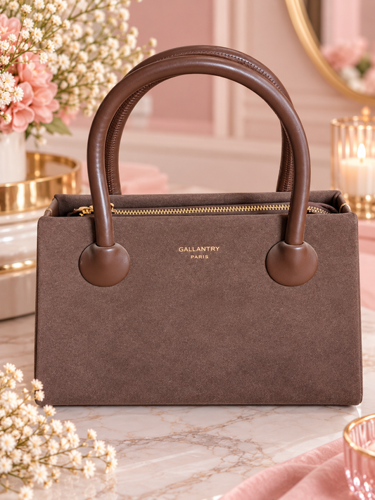 🤎 Sac à main Gallantry Paris – Élégance Chocolat