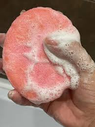 Eponge moussante CERISE