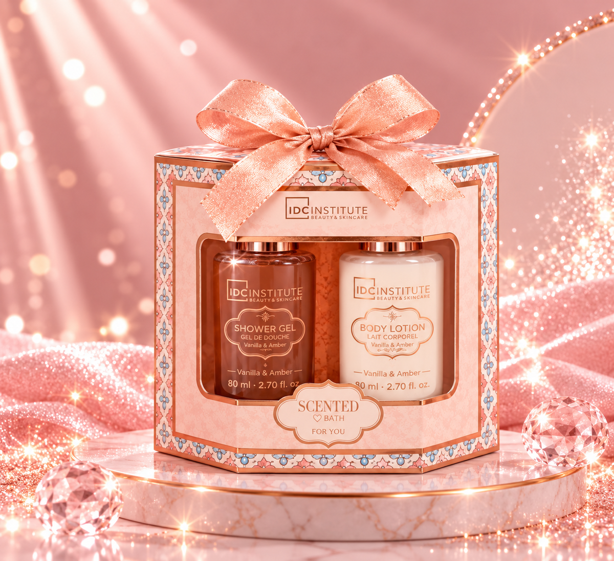 Coffret Soin Corps Vanilla Amber doux