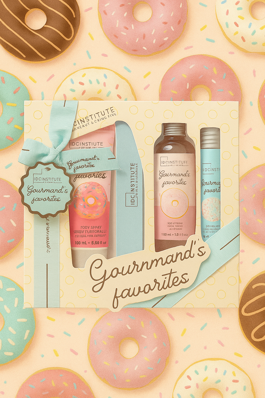 Coffret bain gourmand's donuts