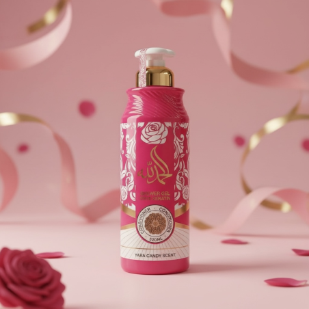 Gel Douche à la Kératine Parfumé Yara Candy – D Donna 520ml