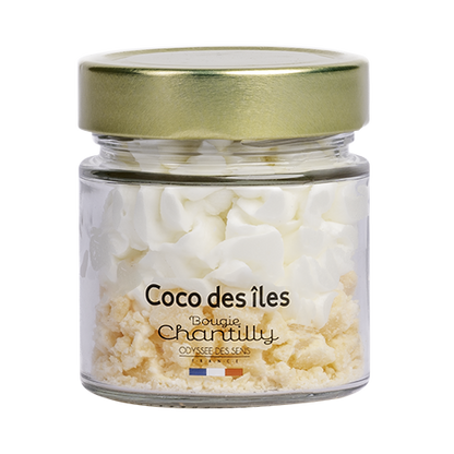 BOUGIE CHANTILLY COCO DES ÎLES